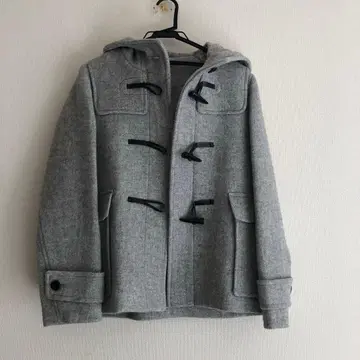 울 블렌드 숏 더플 코트