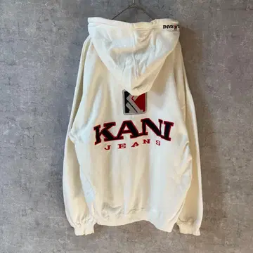 칼 카니 진스 후드 맨투맨 오버 사이즈 L 사이즈 화이트