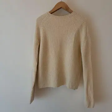 Drawer 캐시미어 혼방 리브 니트 스웨터