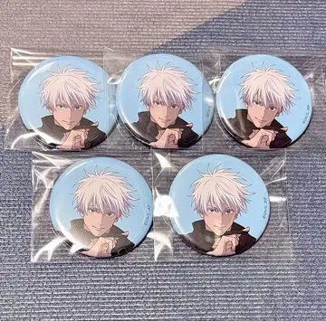 주술회전전 애니메이션 시부야 사건 캔뱃지 고죠 사토루 5개 세트