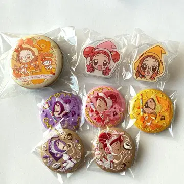 오쟈마녀 도레미 자수 캔뱃지 등 묶음 판매