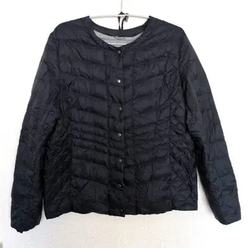 퀼팅 다운 자켓 네이비 컴팩트 다운