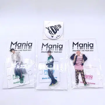 Snow Man 아크릴 스탠드 사쿠마 아베 와타나베 캔뱃지