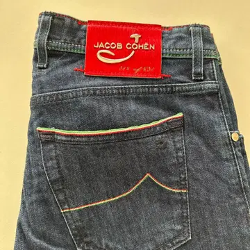 JACOB COHEN 이탈리아제 스트레이트 데님 다크 블루 W33