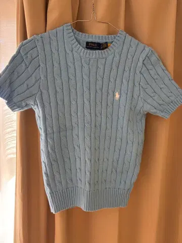 랄프 로렌 니트 스카이블루