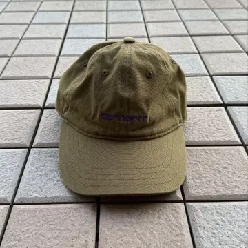 칼하트 올리브 캡 칼하트 보라색 로고