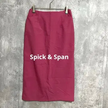 Spick & Span 타이트 스커트 백 슬릿 심플 고급