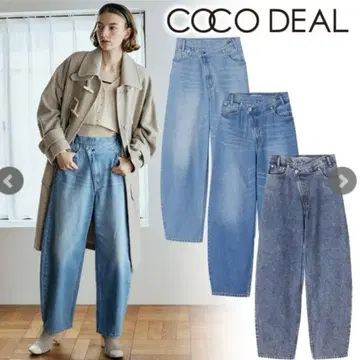 COCO DEAL 리메이크 허리 커비 데님 S