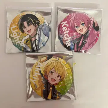 스토페스 캔뱃지 3개 세트 아키이 케차 명뢰 라이토