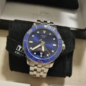 TISSOT 티쏘 T 스포츠 시스타1000 자동 오토 블루