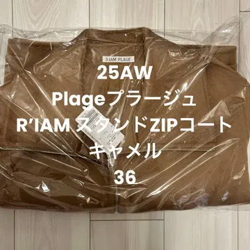 새상품 Plage 플라주 R'IAM 스탠드 ZIP 코트