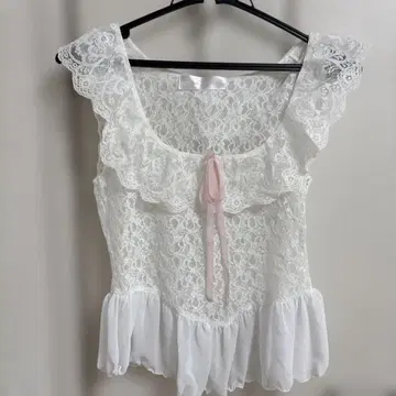 thevirgins 프릴 슬리브리스 상의