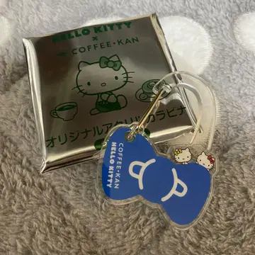 헬로키티 커피관 카라비너 그린