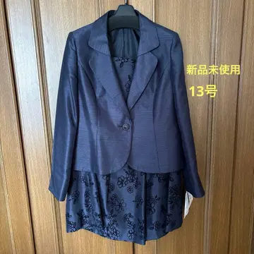 포멀 슈트 13호 미사용 새상품 셋업 수트 네이비 컬러 꽃무늬