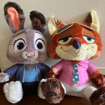 주토피아2 봉제 인형 닉 주디 2개