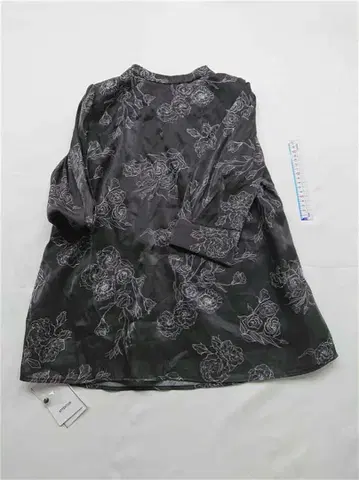 에스티엠 ESTIME 플라워 프린트 튜닉 블라우스 여성용