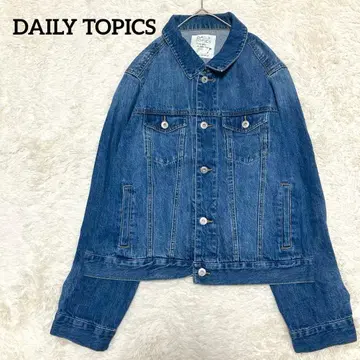 데님 자켓 G 4L 오버 사이즈 빅 사이즈 데님 자켓 블루