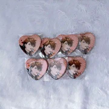 Melty Valentine 키타미 유세이 하트 캔뱃지