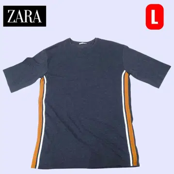 [ ZARA ] 다크 그레이 티셔츠 L