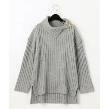 그레이스 콘티넨탈 오프 터틀 리브 니트