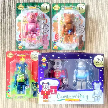 [ 미사용 새상품 ] BE@RBRICK 디즈니 크리스마스 베어브릭 세트