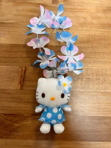 2010 헬로키티 키링 꽃 장식 포함