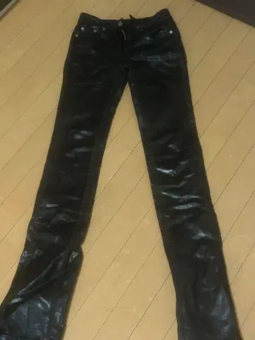 Racer worldwide 블랙 스키니 팬츠 지퍼 포함