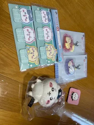 귀여운 캐릭터 키링 봉제 인형 세트