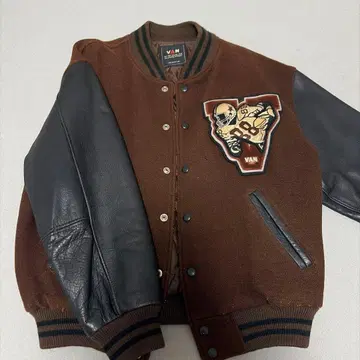 VANS 바시티 자켓 브라운/블랙