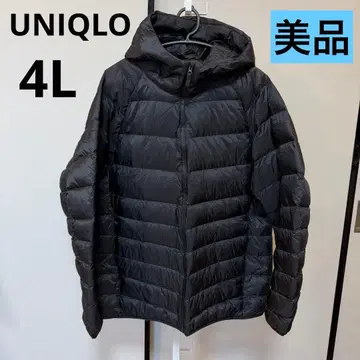새상품급 유니클로 울트라 라이트 다운 3XL 4L 빅 사이즈 블랙