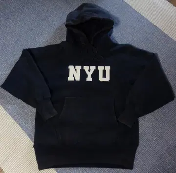 M/빈티지/NYU/90s/자수 택/챔피온/후드티/네이비