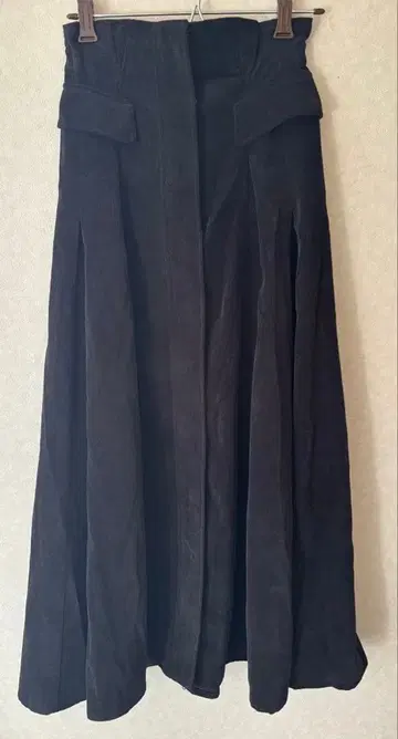 COCO DEAL 하이웨스트 백 레이스업 스커트