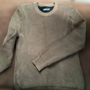 REPLAY 니트 스웨터 브라운