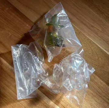 캡슐 토이 클리어 피규어 3개 세트