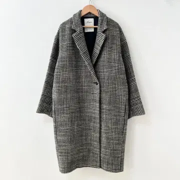 새상품급 라빠르망 리제르 Check W Coat