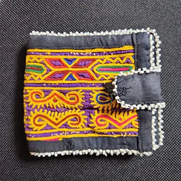 컬러풀 자수 소품함, 지갑, wallet