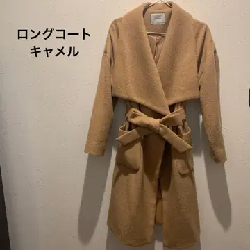 롱 코트 카멜 브라운 coutume