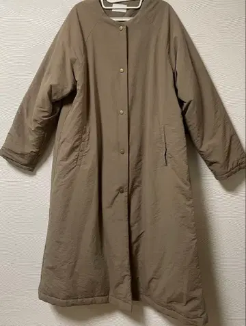 mumokuteki 2024 루즈핏 충전솜 롱 코트 F 무료배송!