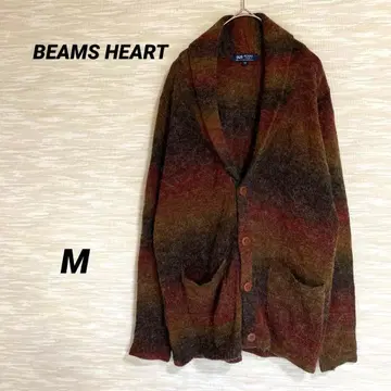 BEAMS HEART 긴팔 가디건 [ M ] 겉옷 그라데이션 0422