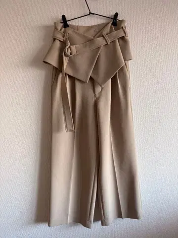 Spick and Span / 더블 크로스 투 턱 팬츠 / 카머밴드 포함