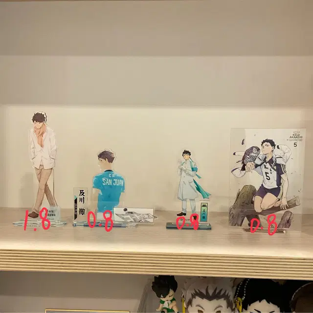 하이큐 오이카와 아크릴스탠드 오이카와아크릴 아카아시맨발아크릴 사쿠사아크릴