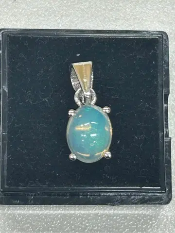 오팔 실버 펜던트 탑