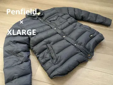 펜필드 x XLARGE 다운 자켓 네이비