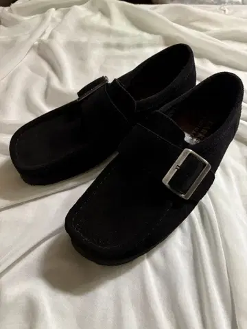 CLARKS ORIGINALS 블랙 모카신 8