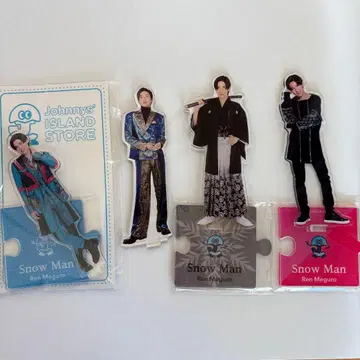 Snow Man 메구로 렌 아크릴 스탠드 세트