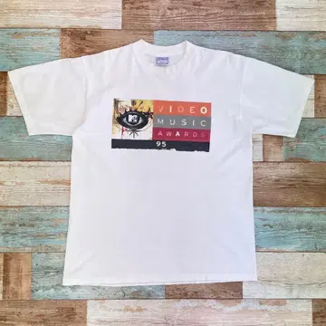 90s MTV 티셔츠 빈티지 구제 의류