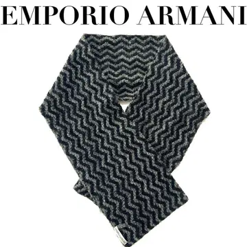 [ 새상품급 ] 엠포리오 아르마니 머플러 스톨 블랙