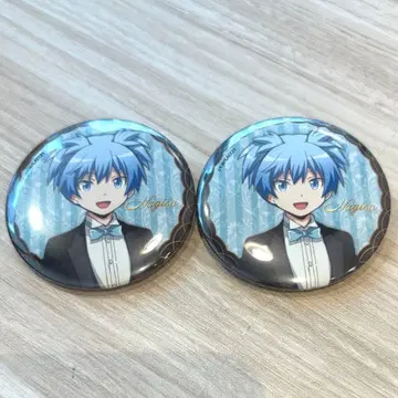 암살교실 E-DINER 캔뱃지 시오타 나기사