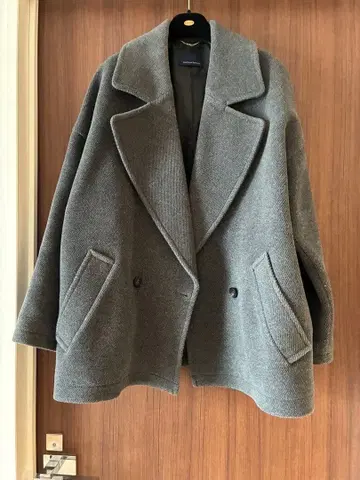 Abahouse Devinette 그레이 더블 코트