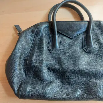 고품질 블랙 가죽 토트백 보스턴형 소가죽 A4